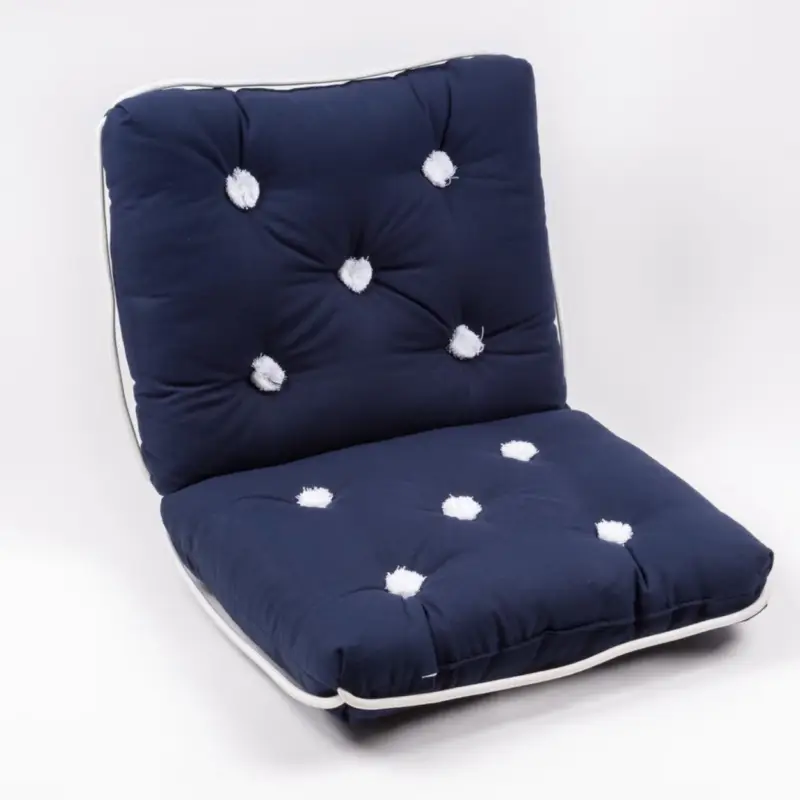 Beperkt Aanbod Kapok kussen dubbel Navy blue