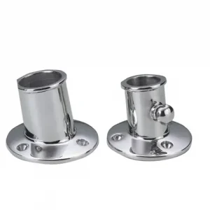 Direct Verzonden RVS vlaggenstokhouder met borgschroef voor vlaggenstokdiameter32mm
