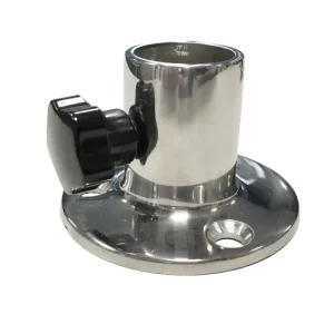 Vlaggenstokhouder RVS voor vlaggenstokdiameter 25mm 90 graden Speciale Aanbieding