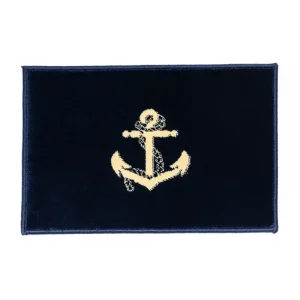 Favoriet Protecq deurmat - bootmat blauw 30x45cm anker