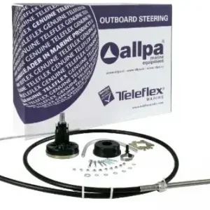 Goedkoop Allpa Seastar stuursysteem-kabelbesturing 4.27 meter compleet met stuurwiel