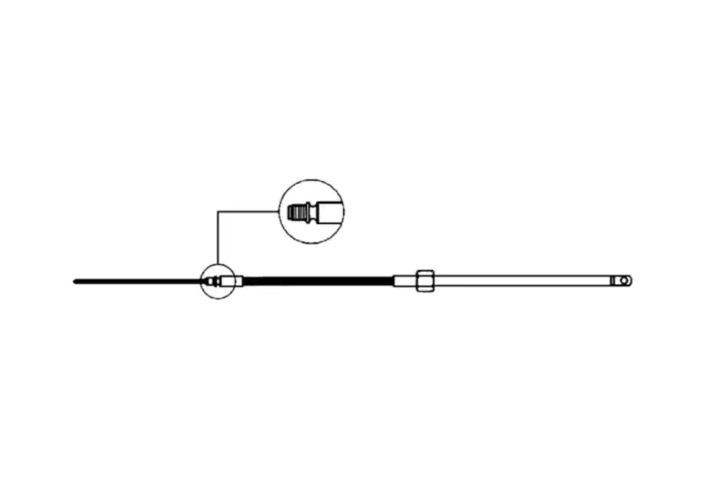 Gratis Retour Ultraflex stuurkabel type M58 | 19ft / 5,80m