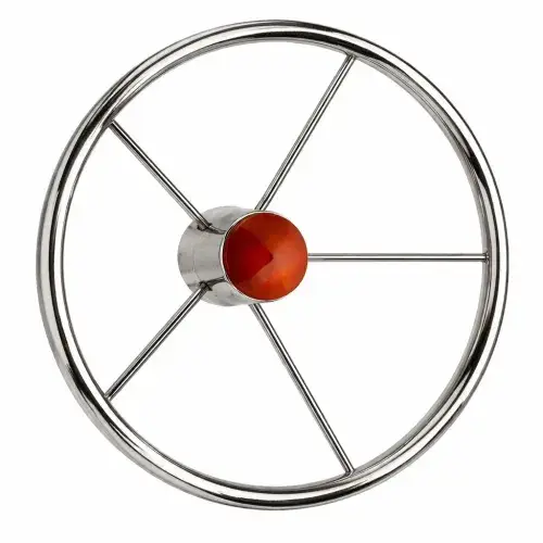 Premium Stuurwiel 5 spaaks rvs diameter 42cmSV-E