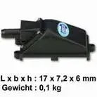 Kunststof zuigkorf 25mm bilgekorf Premium