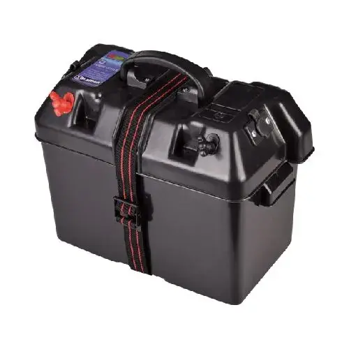 Actieprijs Power accubak met quickfit aansluitingen 30A en accutester