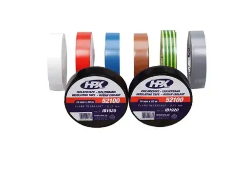 Snelle Levering HPX pvc isolatietape elektratapezwart 19mm x 20meter