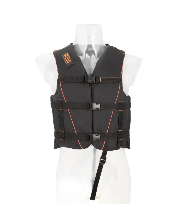 Finale Uitverkoop Besto Ski 50N skivest zwart/oranje small 40-50kg