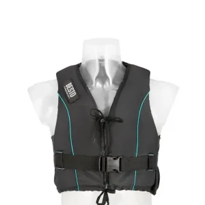 Beperkt Aanbod Besto Dinghy Zipper 50N skivest – zwemvest zwart/aqua XL 70+kg