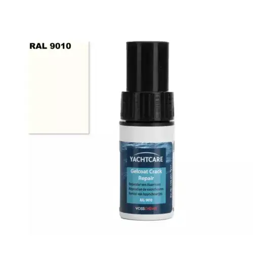 Betaalbaar Yachtcare Gelcoat haarscheur reparatie vulmiddel RAL9010 9ml