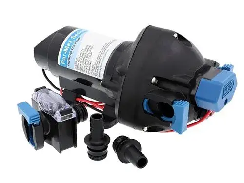 Jabsco Parmax 3 drinkwaterpomp 24Volt 11 liter 40Psi Weekendaanbieding