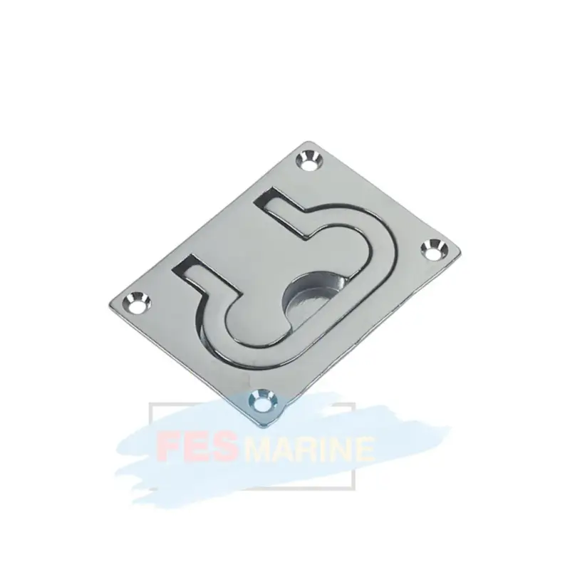 Alleen Vandaag Foresti & Suardi messing verchroomde luikring 75x54mm