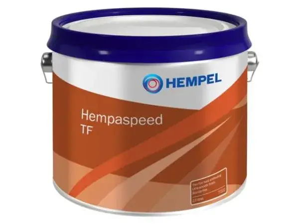 Aanbieding Hempel Hempaspeed TF Biocide vrije onderwaterverf True Blue 2,5liter