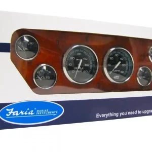 Faria Chesapeake Black SS inboard, 6 delig (GPS) KTF064 Alleen Vandaag