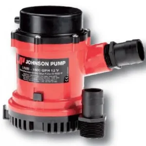 Direct Verzonden Johnson Bilgepomp L1600 1600 GPH 12Vmet terugslagklep