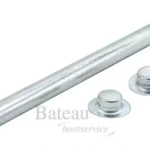 Rechtstreeks Van De Fabrikant Kielrol as incl 2 doppen 16 mm x 23,5 cm
