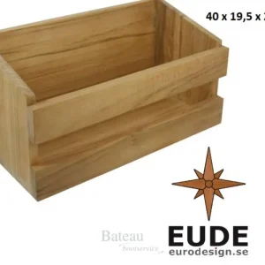 Tijdelijk Beschikbaar Eude Teak Opbergrek L 40x19,5x20cm