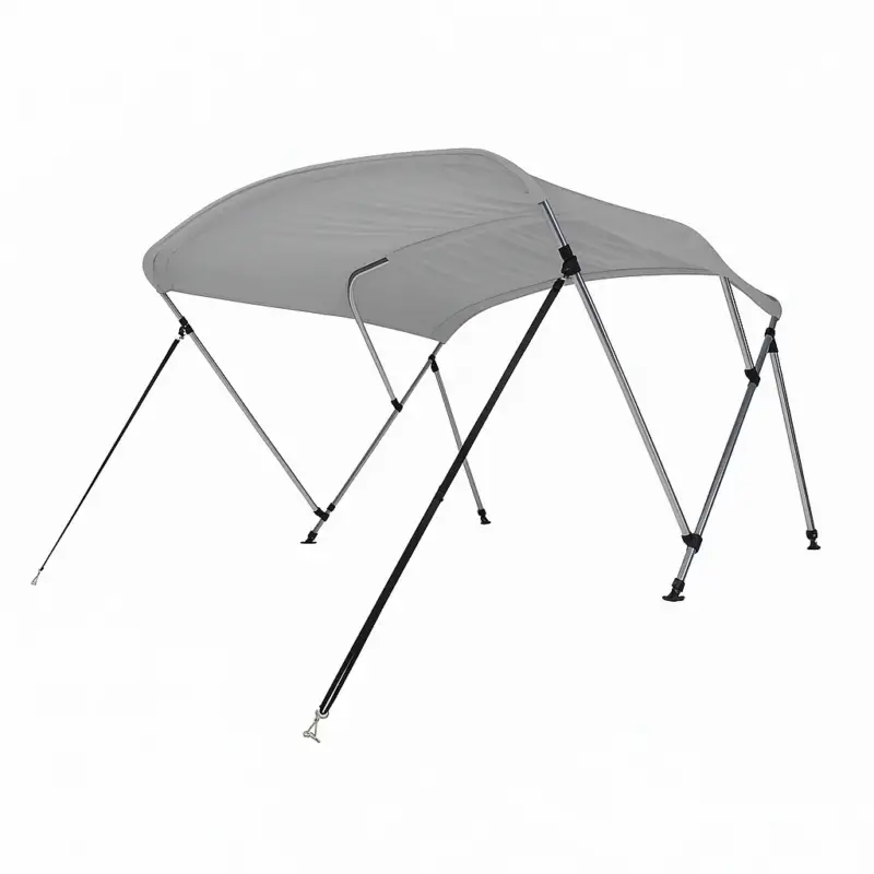 Biminitop 3-boogs Navishade – 183 cm | 25 mm aluminium | lichtgrijs Premium