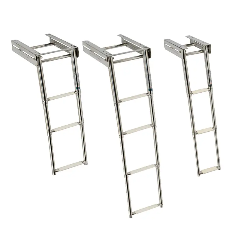 Zwemtrap Telescopisch RVS316 Inschuifbaar Onderbouw Merkproduct