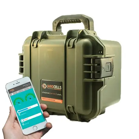 JaroCells BTP50.12G Portable Storm Case Groen Gecertificeerd