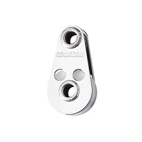 1-SCHIJFS RVS BLOK - 2 GATS 5 MM Betrouwbaar