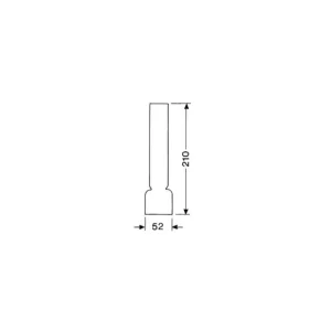 Hete Deal Kombuislamp RVS reserveglas 14''' x 210mm