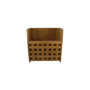 Teak opberg rooster rek 26.5x28x11 cm Koopje