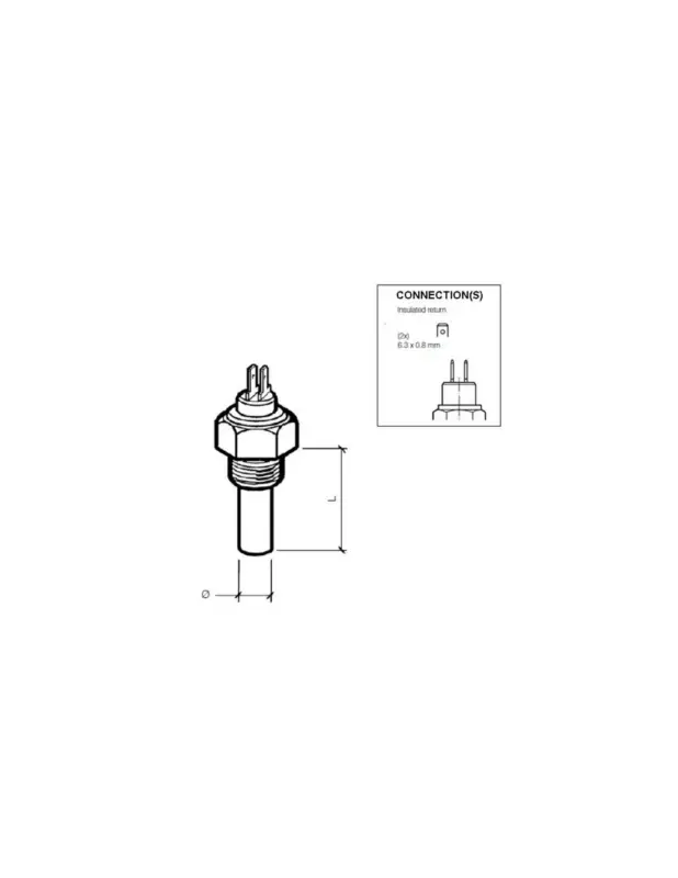 323-805-001-001N VDO Temperatuurgever 120x mv M14x1,5 Lage Prijs