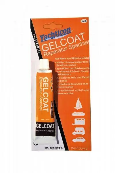 Gelcoat reparatie vuller wit 70 g Actieprijs