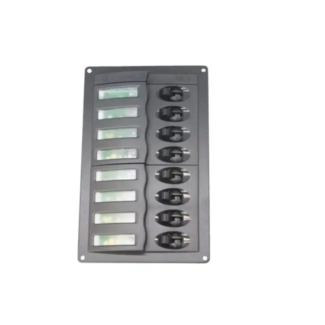 Hete Deal BEP Circuit breaker paneel 12V 8-voudig verticaal
