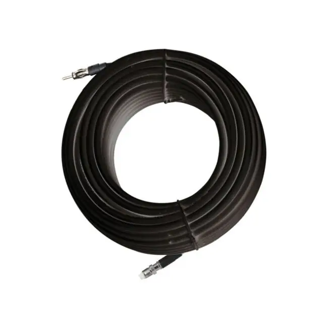 Gecertificeerd Glomex Coax kabel low loss 50 ohms zwart RA360/18 18m