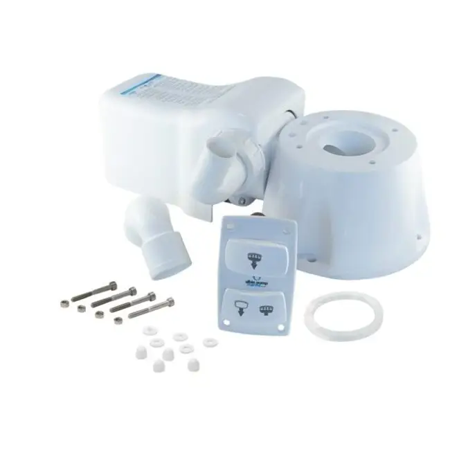 Albin pump marine Conversiekit naar elektrisch toilet stil 12V Flitsaanbieding