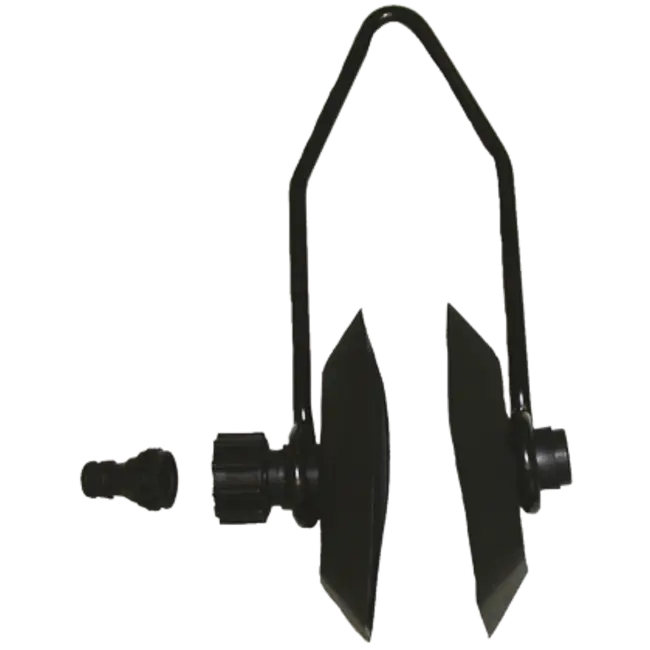 Allpa Doorspoelklem compl.rubber, rond, met adapter, voor outboards Aanbieding