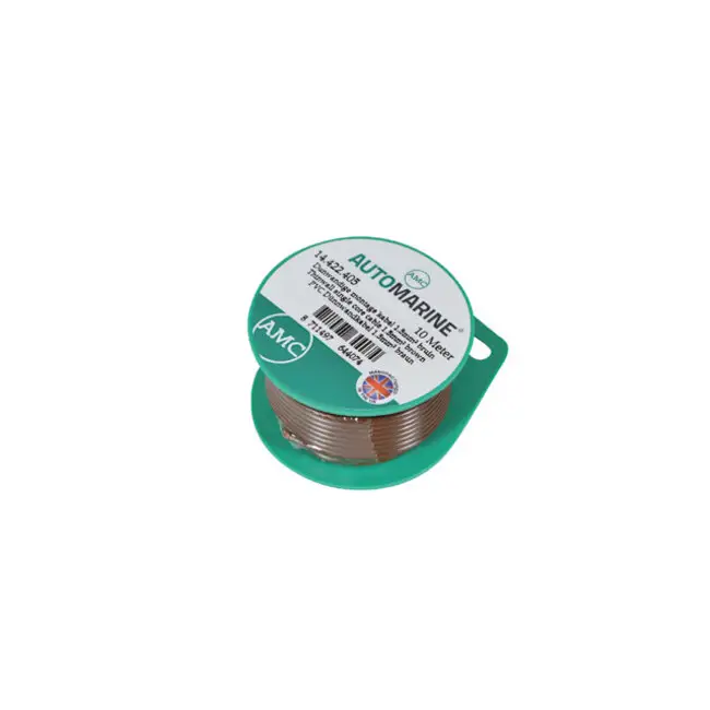 Flitsaanbieding Automarine Dunwandige montage kabel 1.5mm² bruin (10m)