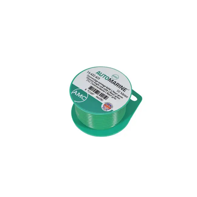 Merkproduct Automarine Dunwandige montage kabel 1.5mm² groen (10m)