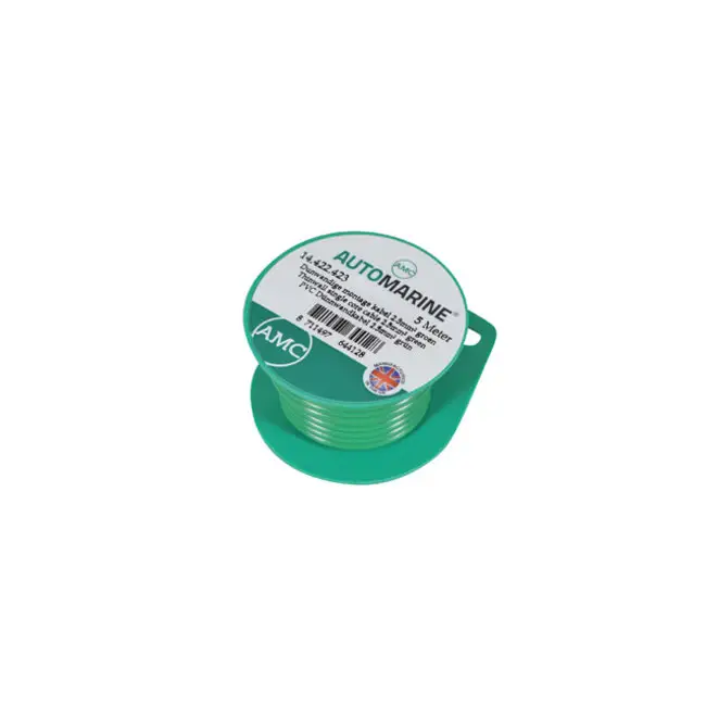 Premium Automarine Dunwandige montage kabel 2.5mm² groen (5m)