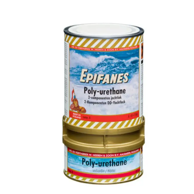 Rechtstreeks Van De Fabrikant Epifanes Poly-urethane Jachtlak Black Zijdeglans