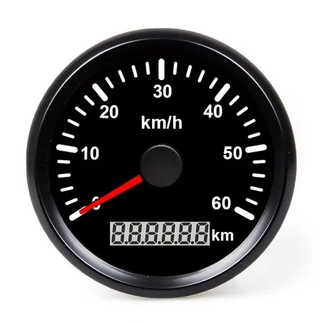 HOLLEX GPS snelheidsmeter zwart 0-60km/h 9-32V Aanbieding