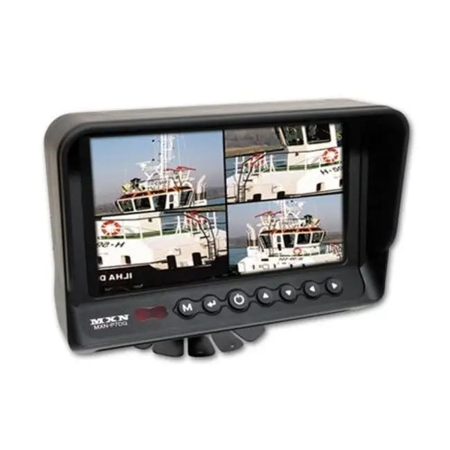 MXN Monitor 7" type MXN-P7DQ 10-30V Quad Direct Beschikbaar