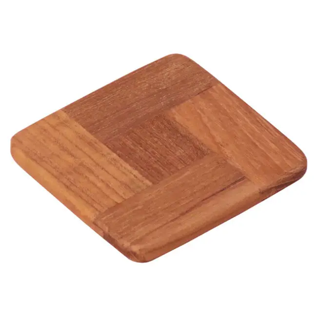 Eude Onderzetter teak 'coaster' (set 4 stuks) Koopje