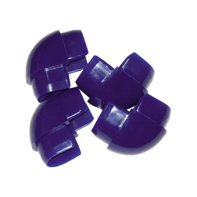 Beperkt Aanbod Dockedge Steigerstootrand dubbel d-hoek navy blauw (2pr)