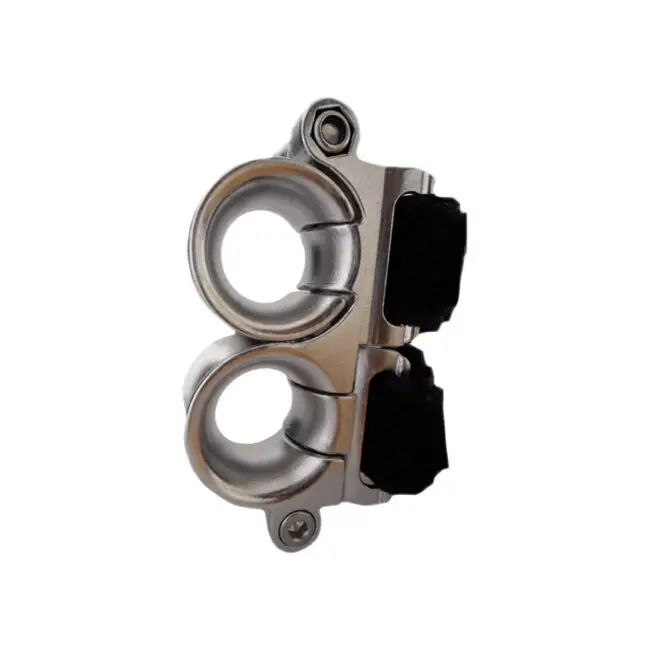 Facnor Twin fairlead (rope hole ø20) for stanchion 28mm Speciale Aanbieding