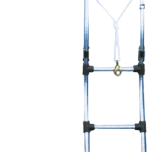 Zwemtrap voor opblaasboot 4-treden Aluminium 113cm | Allpa Beperkt Aanbod