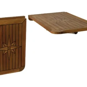 Finale Uitverkoop TAFELBLAD TEAK 'BALCONY' 38X60CM