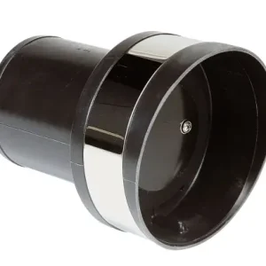 100mm uitlaat-spiegel doorvoer, kunststof Snelle Levering