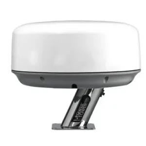 150mm (6") Stainless PowerTower® for 2kW / 4kW Raymarine| Garmin and Navico BR24 / 3G / 4G radomes Op = Op