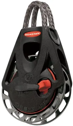 RF56101 Ronstan Orbit 55mm, 1-schijfsblok, ratel, loop Hete Deal