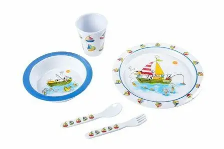 Kidsservies 5pcs Freddie & Friends Set Gone Fishing Op = Op