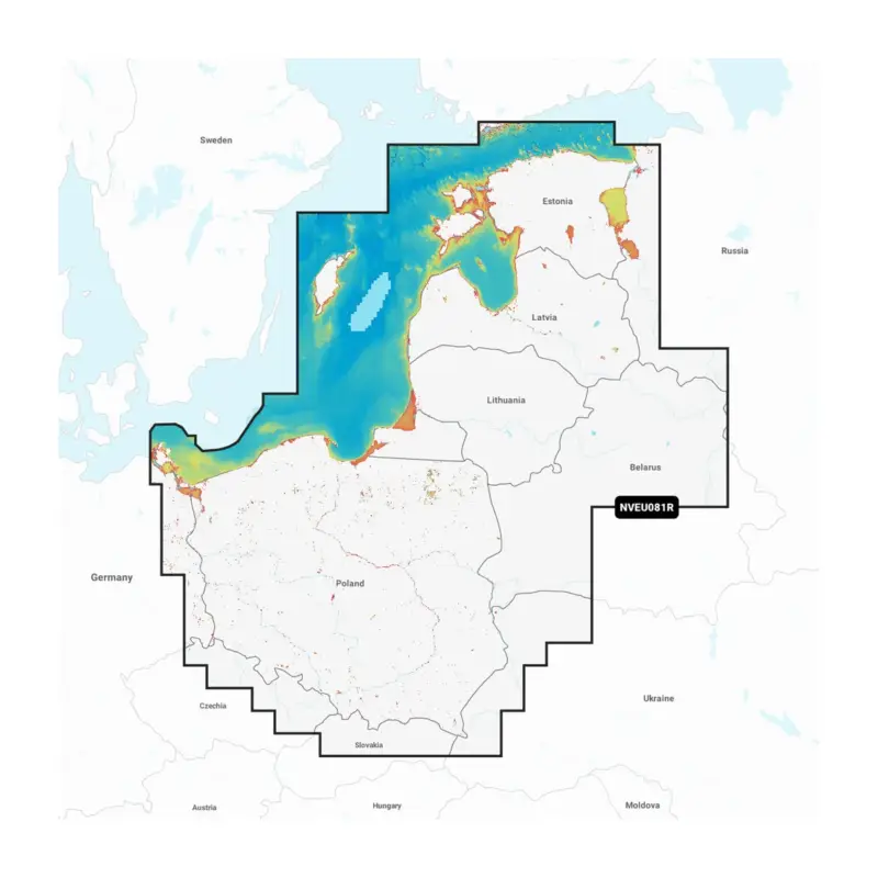 Direct Verzonden Garmin Baltische Zee, oostkust - Waterkaarten