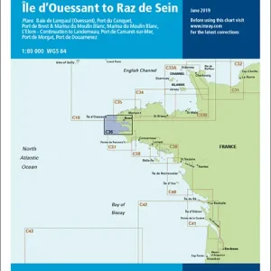 Superprijs Imray Chart C36 Île d’Ouessant to Raz de Seine