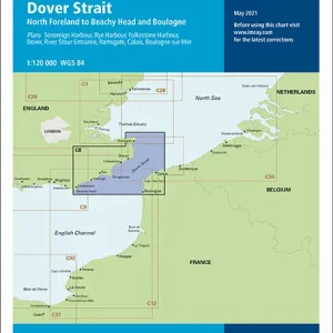 Meest Verkocht Imray Chart C8 Dover Strait North Foreland to Beachy Head and Boulogne